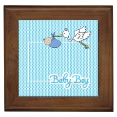Baby Boy Framed Tile