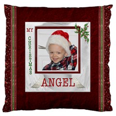 My Christmas Angel Flano Cushion Case - Standard Premium Plush Fleece Cushion Case (One Side)
