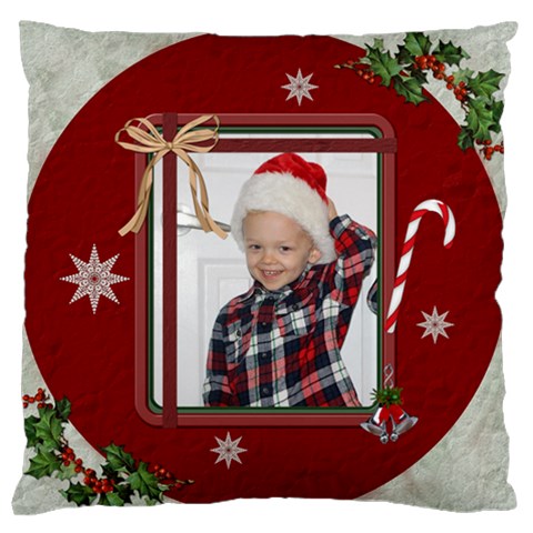 Christmas Memories Flano Cushioon Case By Lil Front