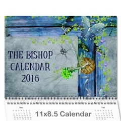 The Bishop Cal 2016 - Wall Calendar 11  x 8.5  (12-Months)