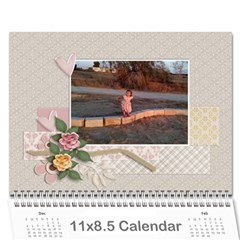 לאמא שלי - Wall Calendar 11  x 8.5  (12-Months)