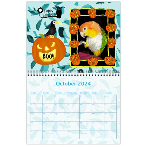 Pet Bird Calendar, 2024 By Joy Johns Oct 2024
