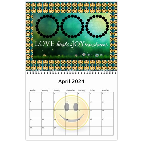 Calendar Of Joy, 2024 By Joy Johns Apr 2024