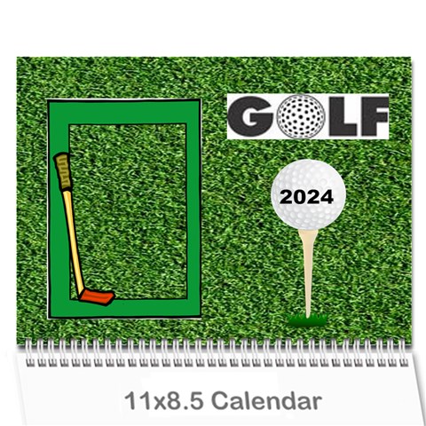 Golf Calendar, 2024 By Joy Johns Cover