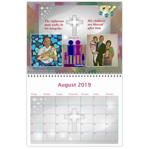 Children s Bible Calendar By Joy Johns Aug 2019