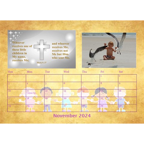 Children s Bible Verses Desktop Calendar By Joy Johns Nov 2024