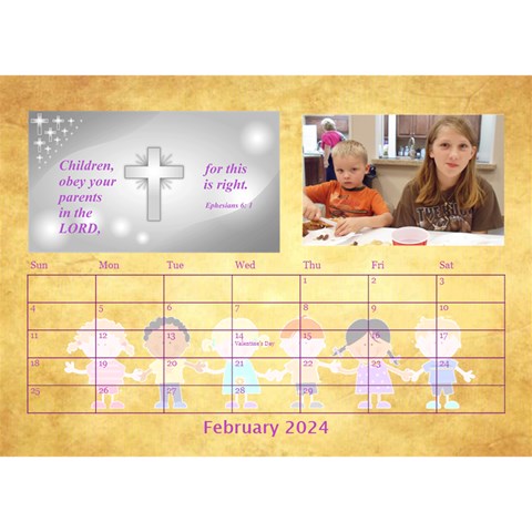 Children s Bible Verses Desktop Calendar By Joy Johns Feb 2024