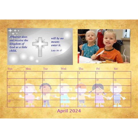 Children s Bible Verses Desktop Calendar By Joy Johns Apr 2024