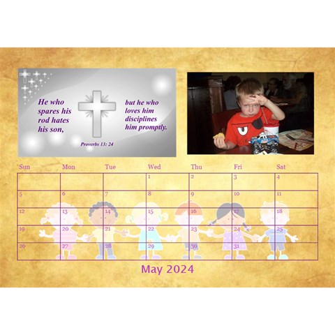 Children s Bible Verses Desktop Calendar By Joy Johns May 2024