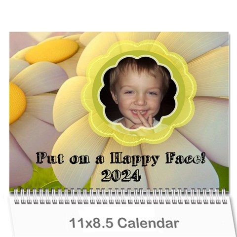 Happy Face Wall Calendar, 8x11 By Joy Johns Cover