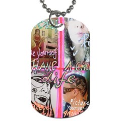 two sid never alone dog tag - Dog Tag (Two Sides)