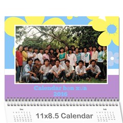 ban xua 2 - Wall Calendar 11  x 8.5  (12-Months)