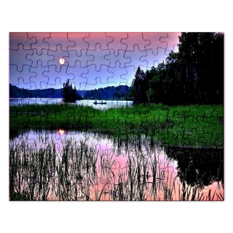 Sunset Puzzle  :   Puzzle By Pamela Sue Goforth Front