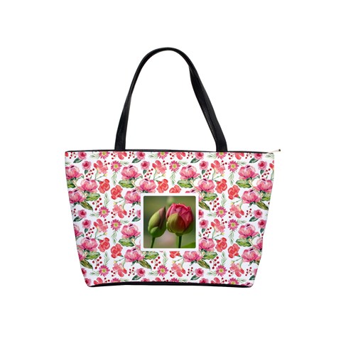 Floral Classic Shoulder Handbag By Joy Front