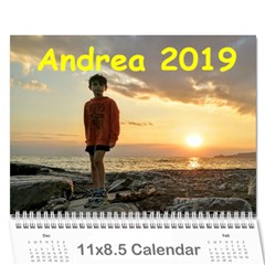Calendrea 2019 - Wall Calendar 11  x 8.5  (12-Months)