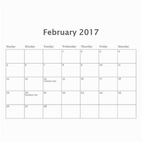 2017 Flower Calendar  By Mim Apr 2017