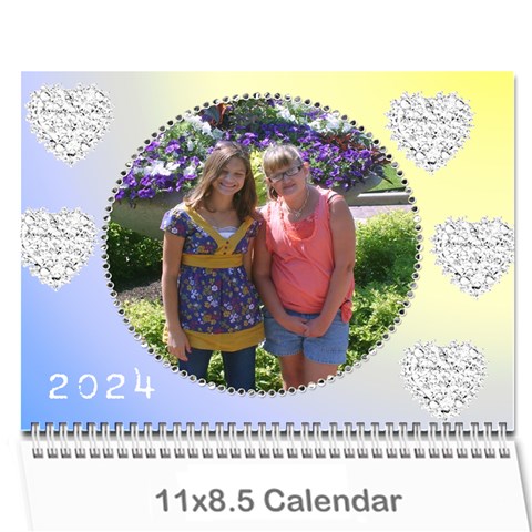 Pretty Pastels Calendar 2024 By Kim Blair Cover