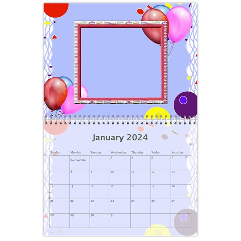 Pretty Pastels Calendar 2024 By Kim Blair Jan 2024