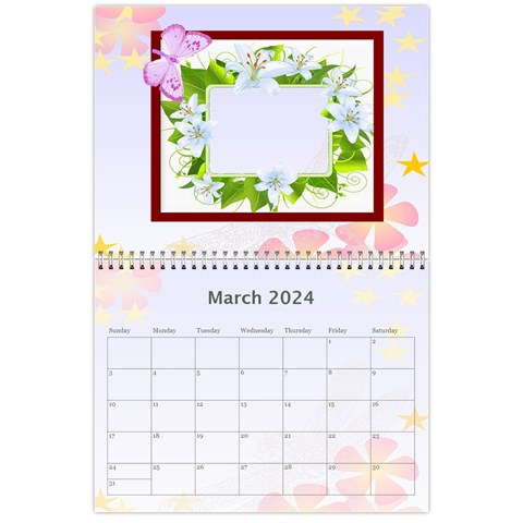 Pretty Pastels Calendar 2024 By Kim Blair Mar 2024