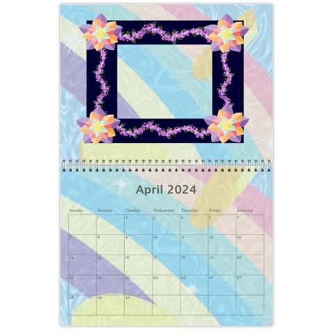 Pretty Pastels Calendar 2024 By Kim Blair Apr 2024