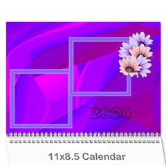 Colorful calendar 2024 - Wall Calendar 11  x 8.5  (12-Months)