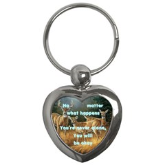 No matter will be okay keychain - Key Chain (Heart)
