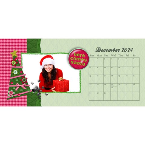 Desktop Calendar 11x5, Family Memories By Mikki Dec 2024