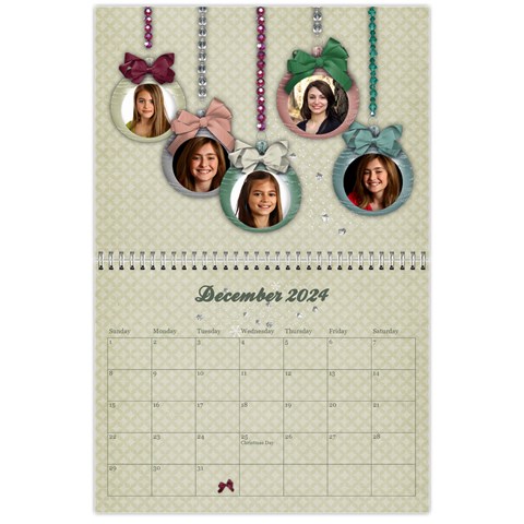 18 Month Calendar/family Dec 2024