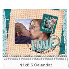 Love/Cuddle Bunny/Baby Cutie-Photo Calendar (12 months) - Wall Calendar 11  x 8.5  (12-Months)