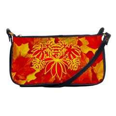 fall leaves clutch purse - Shoulder Clutch Bag