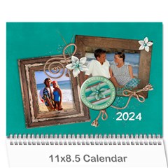Vacation -Travel - Calendar - Wall Calendar 11  x 8.5  (12-Months)