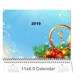 big family calendar - Wall Calendar 11  x 8.5  (18 Months)
