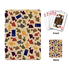 Tin Dogs and Police Boxes Playing Cards - Playing Cards Single Design (Rectangle)