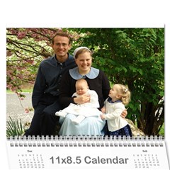 Girls Calendar - Wall Calendar 11  x 8.5  (12-Months)