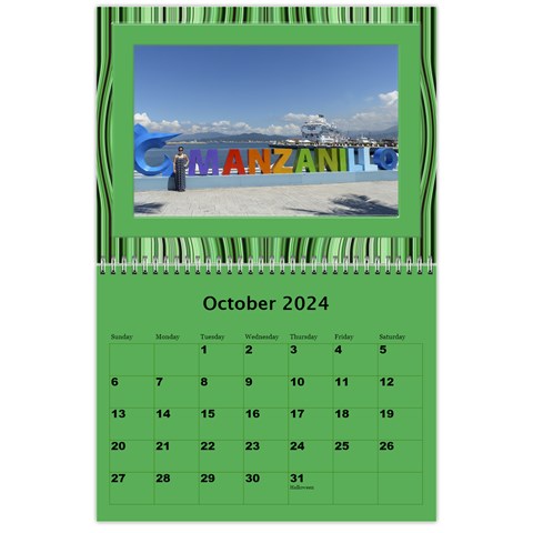 Shades Of Green 2024 Wall Calendar 11 X 8 5 (any Year) By Deborah Oct 2024