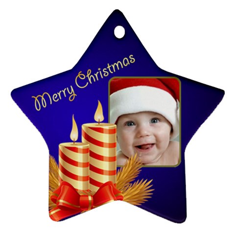 Jane My Little Star 2 Ornament (2 Sided) By Deborah Front