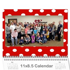 jan good - Wall Calendar 11  x 8.5  (12-Months)