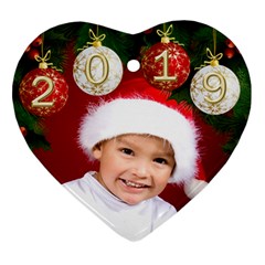 George Heart Ornament 2019 (2 sided) - Heart Ornament (Two Sides)