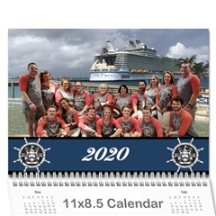 2020 Calendar Cruise - Wall Calendar 11  x 8.5  (12-Months)