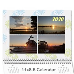 2020 calendar - Wall Calendar 11  x 8.5  (12-Months)