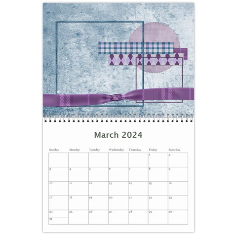 Lavender Rain 2024 Calendar By Lisa Minor Mar 2024