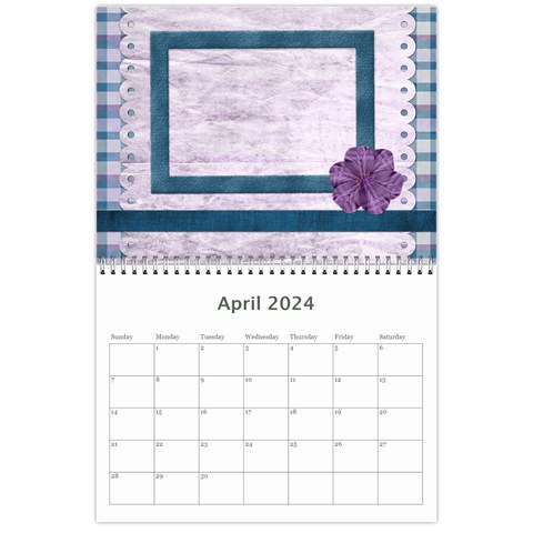 Lavender Rain 2024 Calendar By Lisa Minor Apr 2024