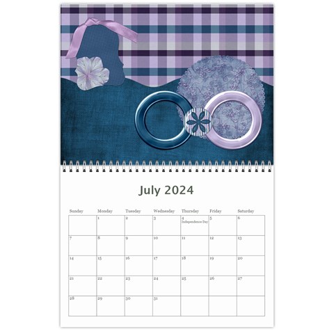 Lavender Rain 2024 Calendar By Lisa Minor Jul 2024
