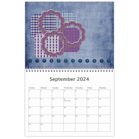 Lavender Rain 2024 Calendar By Lisa Minor Sep 2024