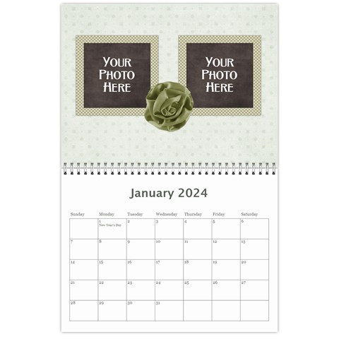2024 My Blue Inspiration Calendar By Lisa Minor Jan 2024