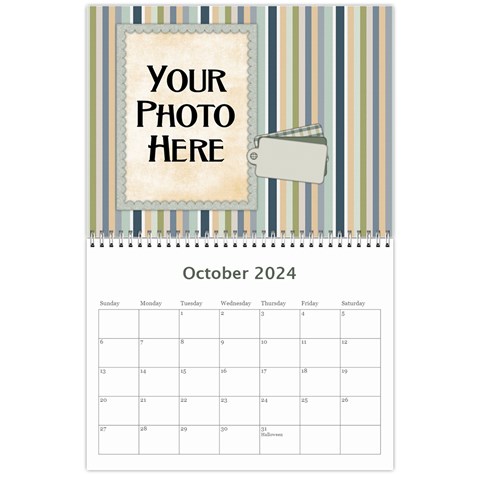 2024 My Blue Inspiration Calendar By Lisa Minor Oct 2024