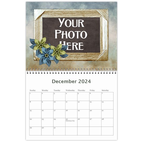 2024 My Blue Inspiration Calendar By Lisa Minor Dec 2024