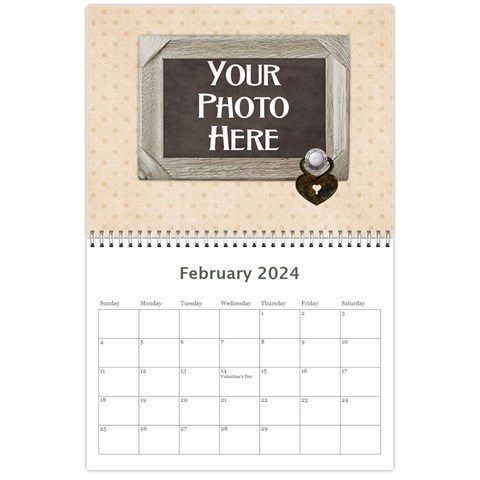 2024 My Blue Inspiration Calendar By Lisa Minor Feb 2024