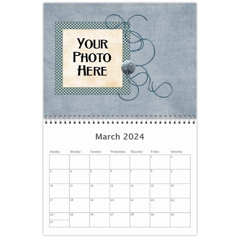 2024 My Blue Inspiration Calendar By Lisa Minor Mar 2024