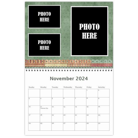 2024 Quilted Calendar 1 By Lisa Minor Nov 2024